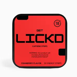 LICKD Energy Strips - Natural Dietary Supplement for Fitness and Health