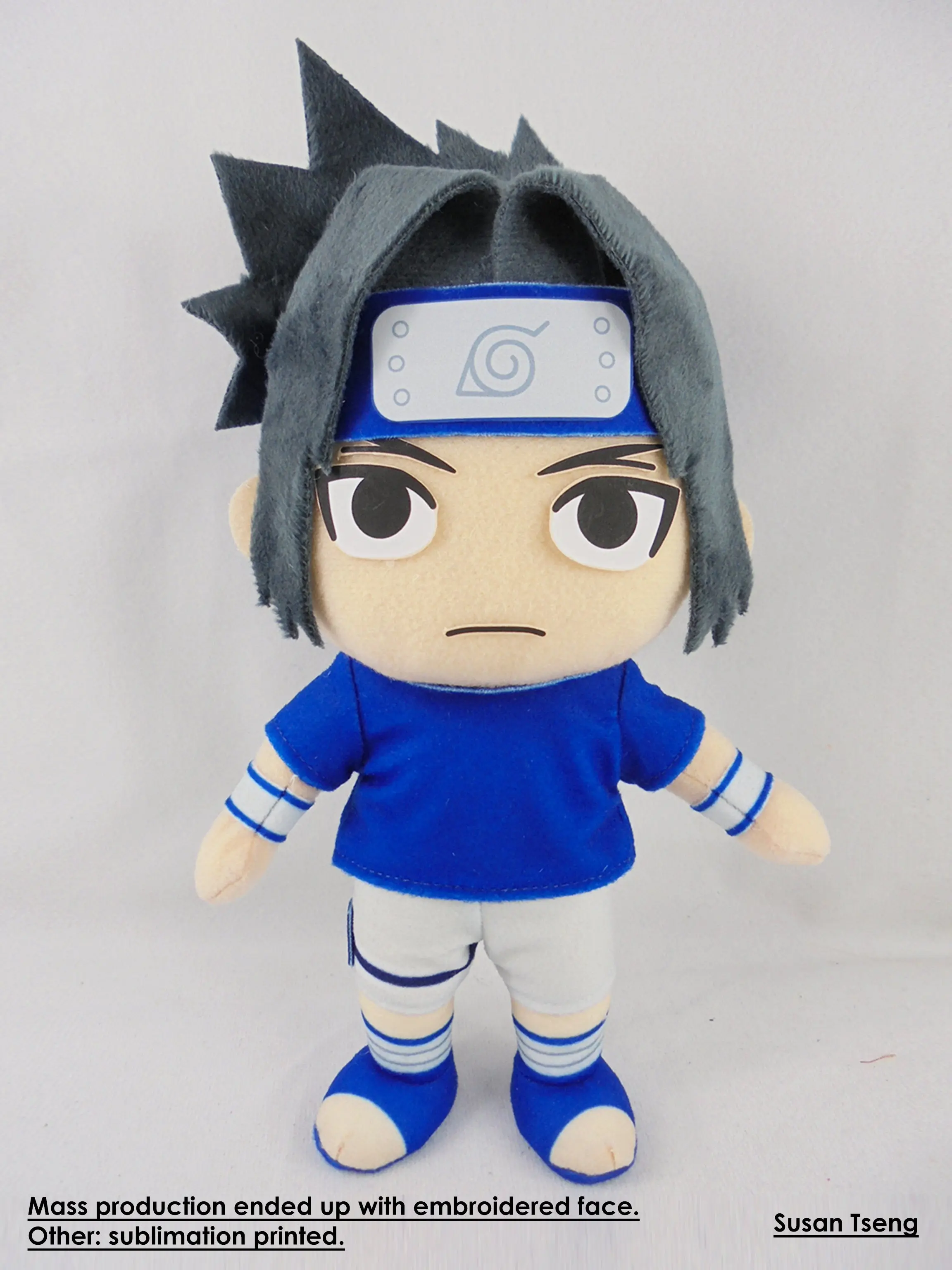 NARUTO - SASUKE MOVABLE VER PLUSH 8" H