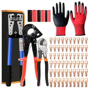 50B Hydraulic Crimping Tool Kit with Tinned Copper Terminals​