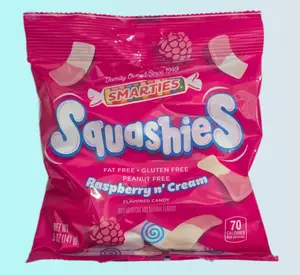 Smarties Squashies Raspberry n Cream 5oz Bag candy