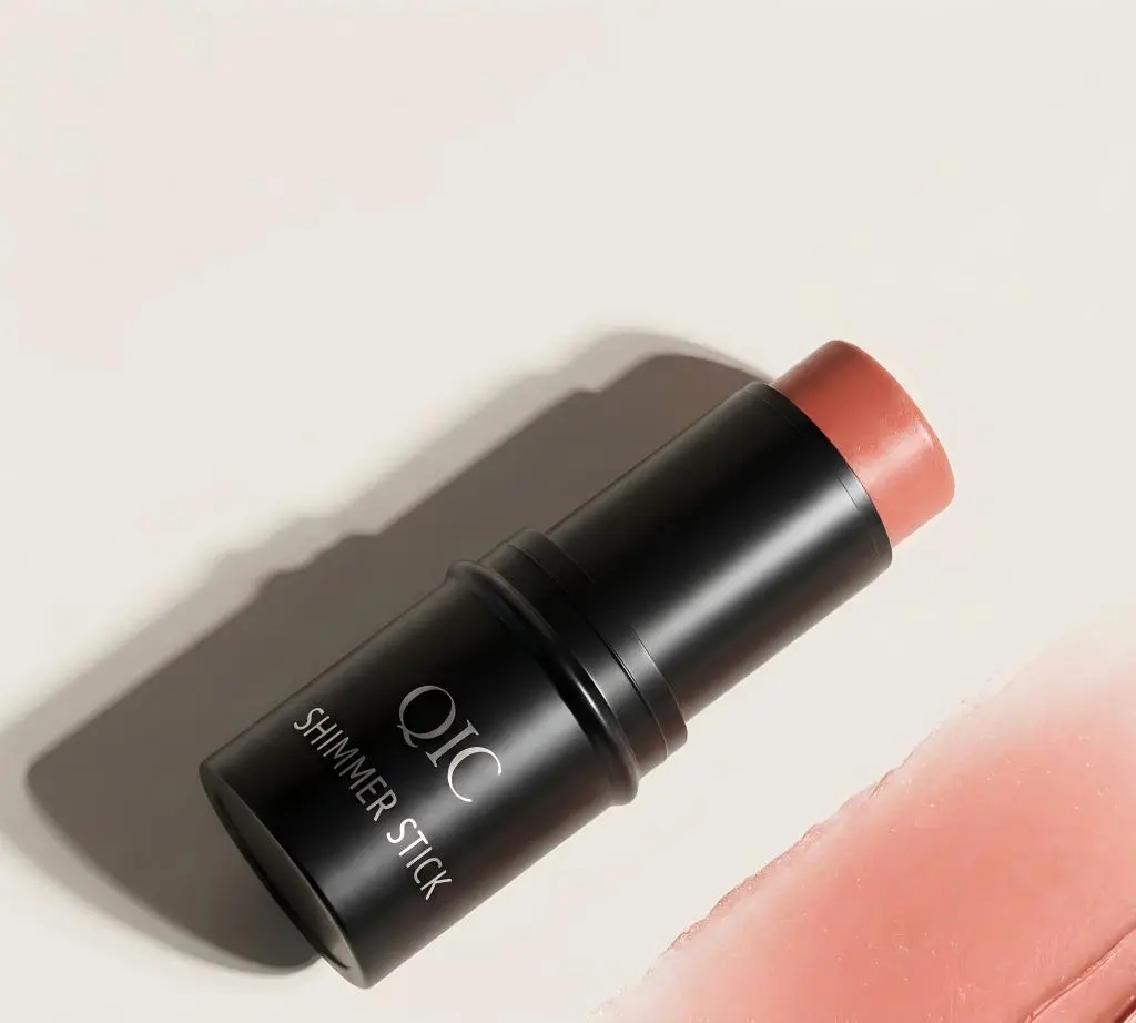 Satin Glam Cream Blush Stick, Hydrating Makeup Cosmetic for Smooth Natural Flush Finish