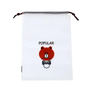 Drawstring Bag Travel Drawstring Packing Bag Dust-proof and Moisture-proof Transparent Bag 1Pcs