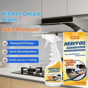 Kitchen Grease Cleaner Multi-Purpose Oil Stain Remover, Gentle Formula, Hand-Safe, Effective for Cleaning, All Purpose Cleaner, Kitchen Degreaser