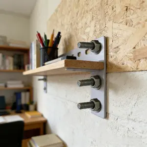 Rust Resistant Sleeve Anchors for Hollow Brick & Cinder Block, Carbon Steel Furniture Wall Anchor, Pre-Assembled Bolt Set, zinc Plated Expansion Anchors, Easy Install for Shelves & Cabinets, Multiple Usage Methods