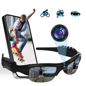 Smart Glasses Camera,HD 1080P Video Recording&Photo Taking,Wearable Action Glasses Camera,Sports DV,Video Blog Vlog Glasses Camera,POV Camera,Multifunctional Smart Glasses,Wireless Glasses Camera for Biking,Skiing,Motorcycling,Fishing,Hiking,Men Gifts