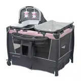 Baby Trend® Simply Smart™ Whisper Grey Portable Nursery Center® Playard w/ Removable Full Bassinet, Changing Table & Organizer