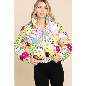 Smiley Puffer Coat
