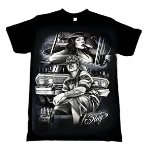 Stay Cholo LowRider T Shirt - Cotton Material, Perfect for Daily Life & Summer, Versatile for Jeans & Beach Shorts, Ideal Gift, Hand or Machine Washable
