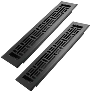 2x12 Inches Heavy Duty Walkable Floor Register Easy Adjust Air Supply Lever Floor Vents - Vent Cover for Home Floor