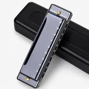 Premium Shakespeare Series Blues Harmonica, Wind Instrument for Musical Hobbies & Toys