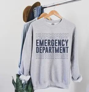 Emergency Department Sweatshirt & Tshirt, ER Nurse Shirt, Emergency Room Tech Gift, ED Tech Shirt, Emergency Doctor, Emergency Nurse Gift, Nurse Grad Menswear Canvas