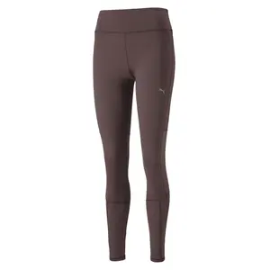 PUMA Womens Run Favorite Regular Rise Athletic Leggings Running  - Brown
