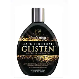 Black Chocolate Glisten 200X Bronzing Glotion by Brown Sugar, 13.5 fl oz Body Care Fragrance