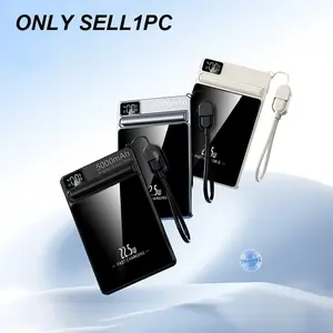 All-in-One Magnetic Power Bank : 22.5W Fast Wireless Charging, Cable & Phone Stand, Fast Charging Powerbank, Magnetic Power Bank Charger
