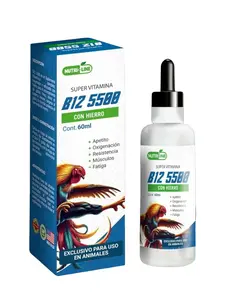 Super B12 5500 With Iron 60 ml By NUTRI-LINE, Super Vitamina B12 5500