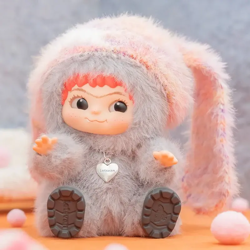 [TTM] WAKUKU Fuzzy Look Trendy Fun Party Series Plush Blind Box, Stuffed Toy for Collectors
