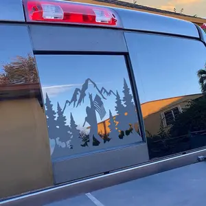 Bigfoot Decal Sticker for Rear Middle Window