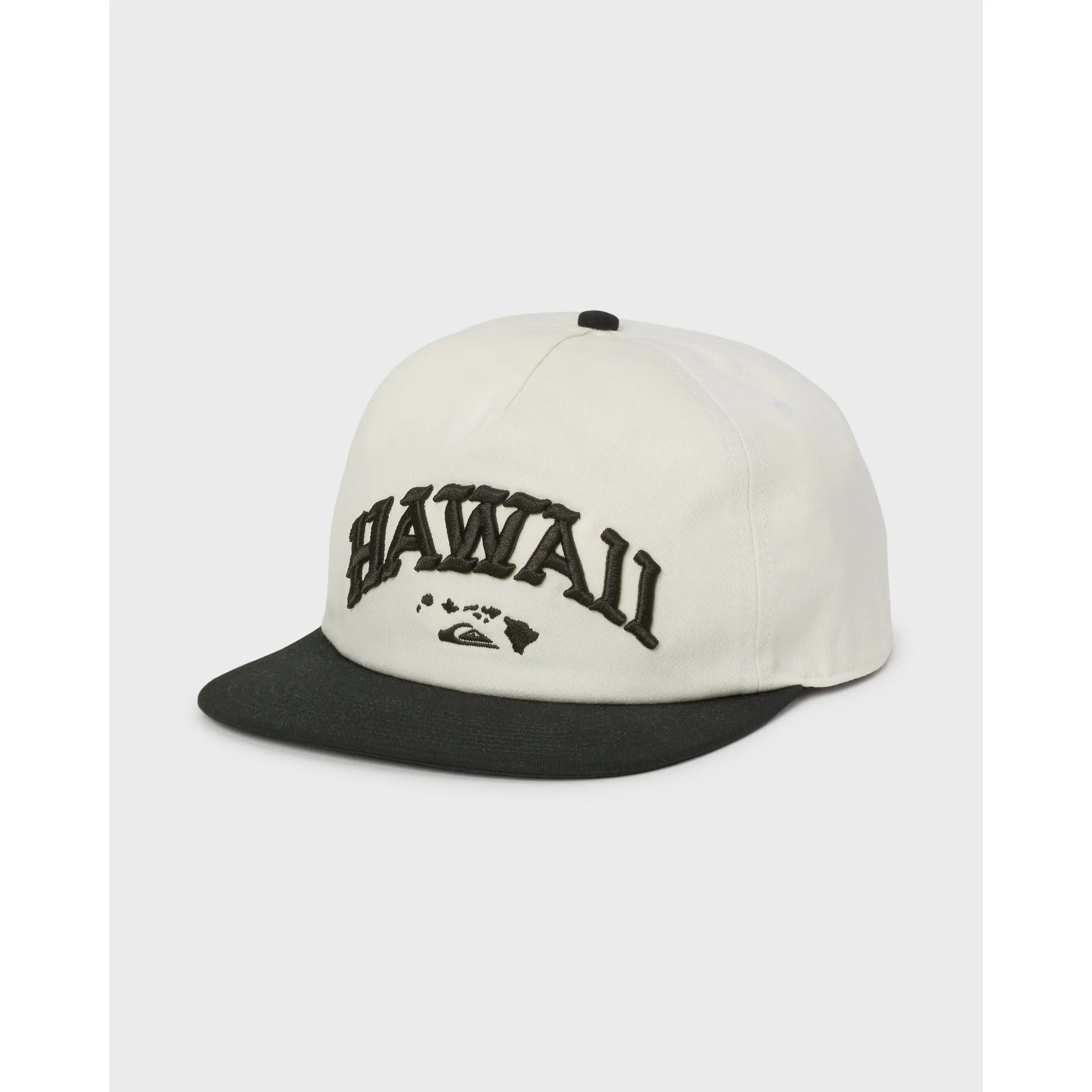 Quiksilver | Hawaii World 5-panel Snapback Hat | Men's 100% Cotton Breathable | Everyday Wear