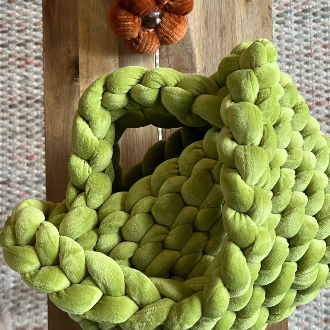 Velvet Chunky Crochet Tote Bag