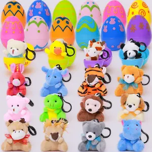 16 Pack Prefilled Easter Egg Fillers with Animal Toys – Easter Egg Hunt for Kids, Boys & Girls, Easter Basket Stuffers, Party Favors & Prizes