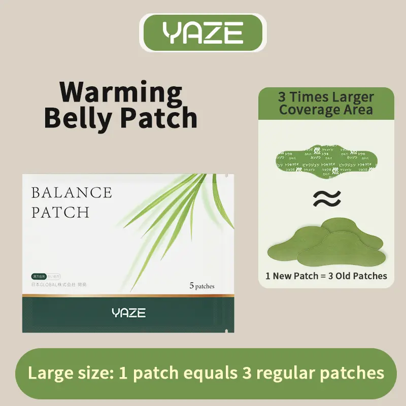Balance Patch Herbal Warming Body Patch, Waist and Abdomen Warmer, 5 Patches