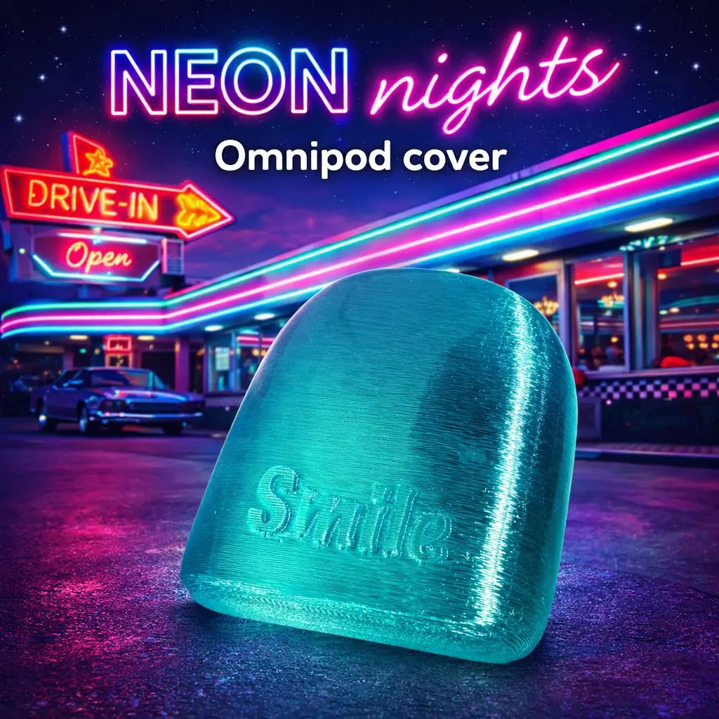 Omnipod Cover (Dash & 5 Compatible) | Clip-On, Non-Adhesive | Reusable Protective Case | No Tape Needed | Kids & Adults