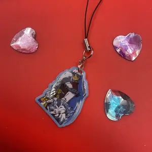 Sesshomoru Phone Charm with GLITTER Inuyasha anime Cellphone Smartphone