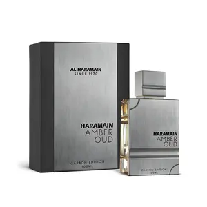 Al Haramain - Amber Oud Carbon Edition Eau De Parfum – Fresh Woody Aromatic Luxury Unisex Fragrance | Spicy Citrus, Smooth Amber & Clean Musky Woods Scent | Long-Lasting Signature Perfume | 100ml (3.33 fl oz)