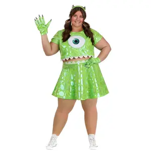Plus Size Pixar Monsters Inc. Mike Wazowski Women's Costume (© Disney) (© Disney/Pixar)
