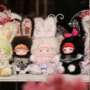 【OK】-mecoco Lolita Dream Garden 600% series Mystery Boxes Bag Pendant Bunny Plush Dolls Soft Collectibles (Hidden Style 1/32+ Surprise Styles 1/32)