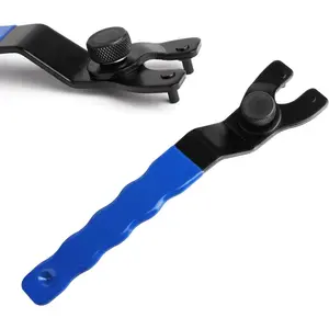 Pin Spanner,Spanner Wrench for ,Adjustable Pin Wrench for Angle  Machine(Blue)