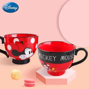 Disney Mickey Mouse Officially Licensed Ceramic Coffee Mug Character Mugs Collectible Ceramics Pottery Novelty Tea Cup Office Desk Mug Design Drinkware Kitchen Essentials 1Pc