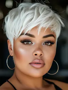 Women's Fairy Wig High Density Heat Resistant Synthetic Fiber Breathable Mesh Cap Suitable for Daily Wear and Activities