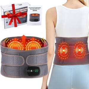Electric Heating Infrared Heat Waist Massager , 1 Box 3-level Vibration Waist Back Support Belt, Menstural Period Heating Pad Personal Care Appliances for Home & Travel, Chrismas Gifts for Parents