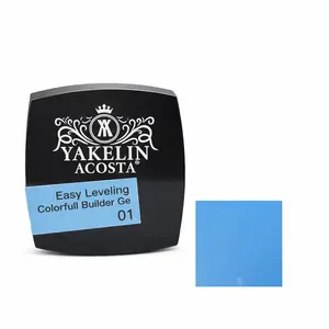 Yakelin Acosta Easy Leveling Builder Gel – Colorful Collection (Hema/tpo Free) Professional Nail Builder Gel nail extension