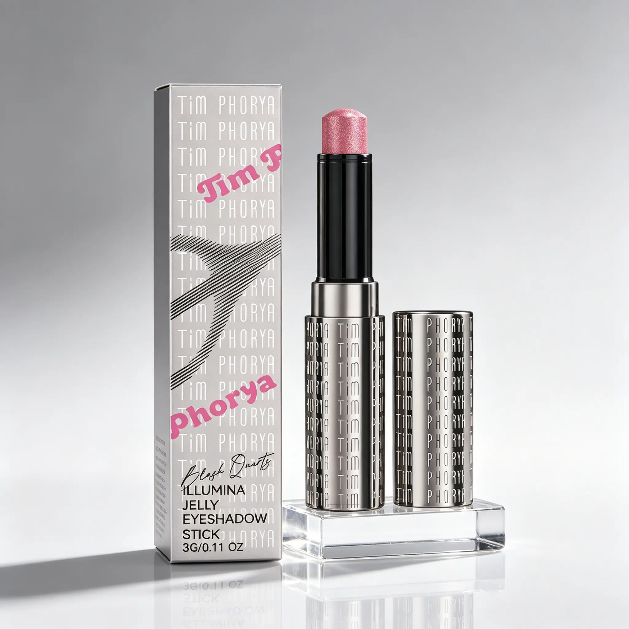 Pearlescent Pink Jelly Eye Stick – Ultra-Smooth, Highly Pigmented Shadow Crayon That Glides on Effortlessly, Brightens Tired Eyes & Stays Put Without Creasing or Fading | Perfect for On-the-Go Touch-Ups & Travel