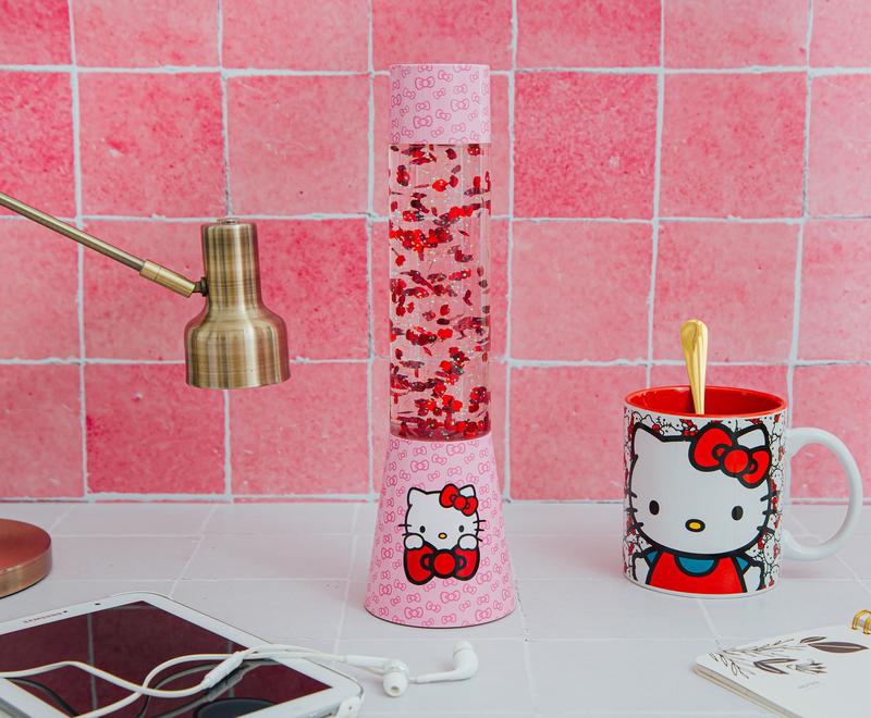 Sanrio Hello Kitty Glitter Motion Mood Light | 12 Inches Tall