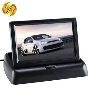 Car Monitor 4.3" Display for Rear View Camera Foldable Color TFT LCD  4.3 Inch HD Screen For Car Reverse