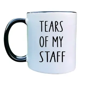 Tears Of My Staff Coffee Mug Boss Mug Funny Manager Gift Office Humor Cup Gift For Boss Manager Coworker Workplace Gift