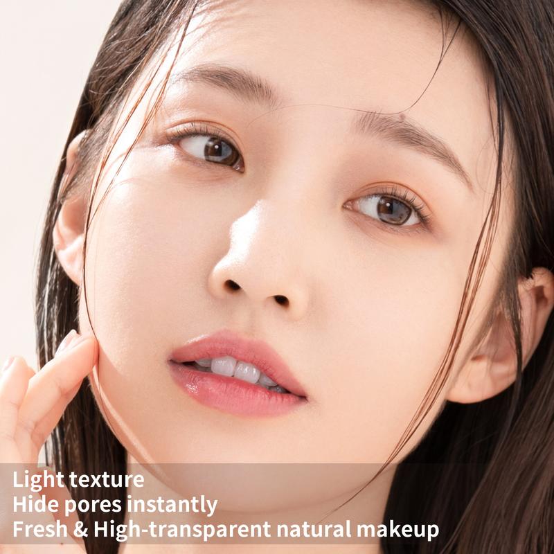 RTETETOK Makeup Setting Cream Oil Control Waterproof Matte Long-lasting Flawless Facial Makeup with Mirror Non-Lossing Powder Silky Cosmetic Smooth