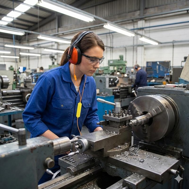 Ear Plugs Bluetooth Earphone for Work, Noise Suppression, Hearing Protection,Construction Sites, Noisy Places Blue