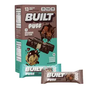 Built Bar Puff Brownie Batter & Cookie Dough Chunk 13 count