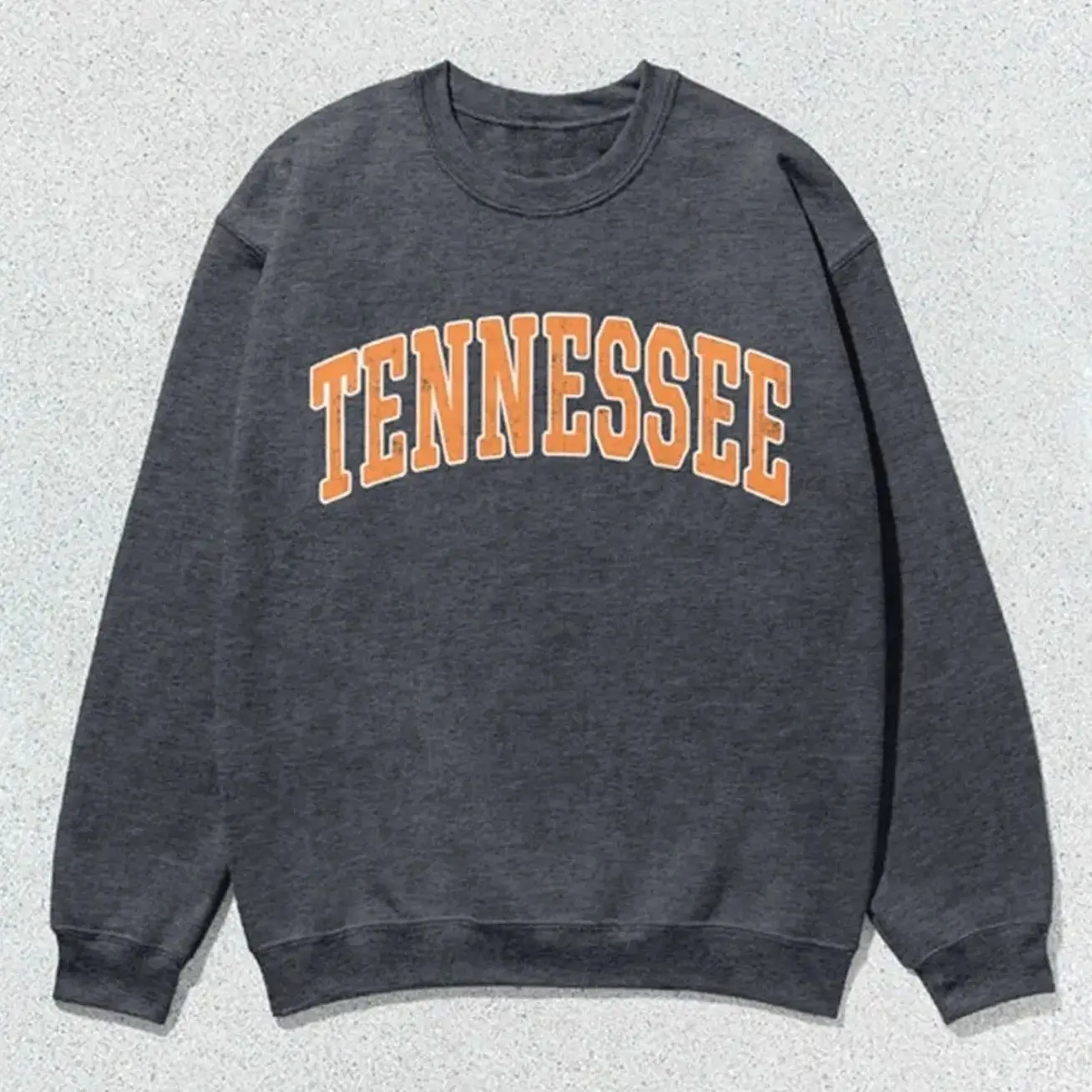 Tennessee Distressed Varsity Sweatshirt, Vintage TN Block Letter Crewneck, Knoxville Unisex College Sweater, Collegiate Pullover, Game Day Outfit ZLR