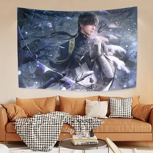 Love and Deepspace Zayne Creative Tapestries, Wall Tapestry, Exquisite Patterns, Soft Fabrics, Perfect for Sofa or Bed Decoration, Comfortable Home Decoration, Bohemian Home Decoration, Tapestry Wall Mural