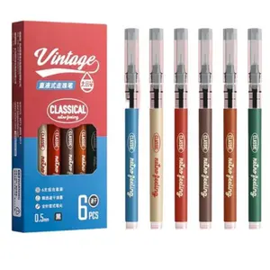 Ergonomic Comfortable Grip Design Retractable Gel Pens, Lightweight & Handheld Pen Barrel Reduce Hand Fatigue During Long-Time Writing, Suitable for Extended School Study and Office Working Hours