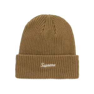 Supreme Loose Gauge Beanie (FW25) Tan