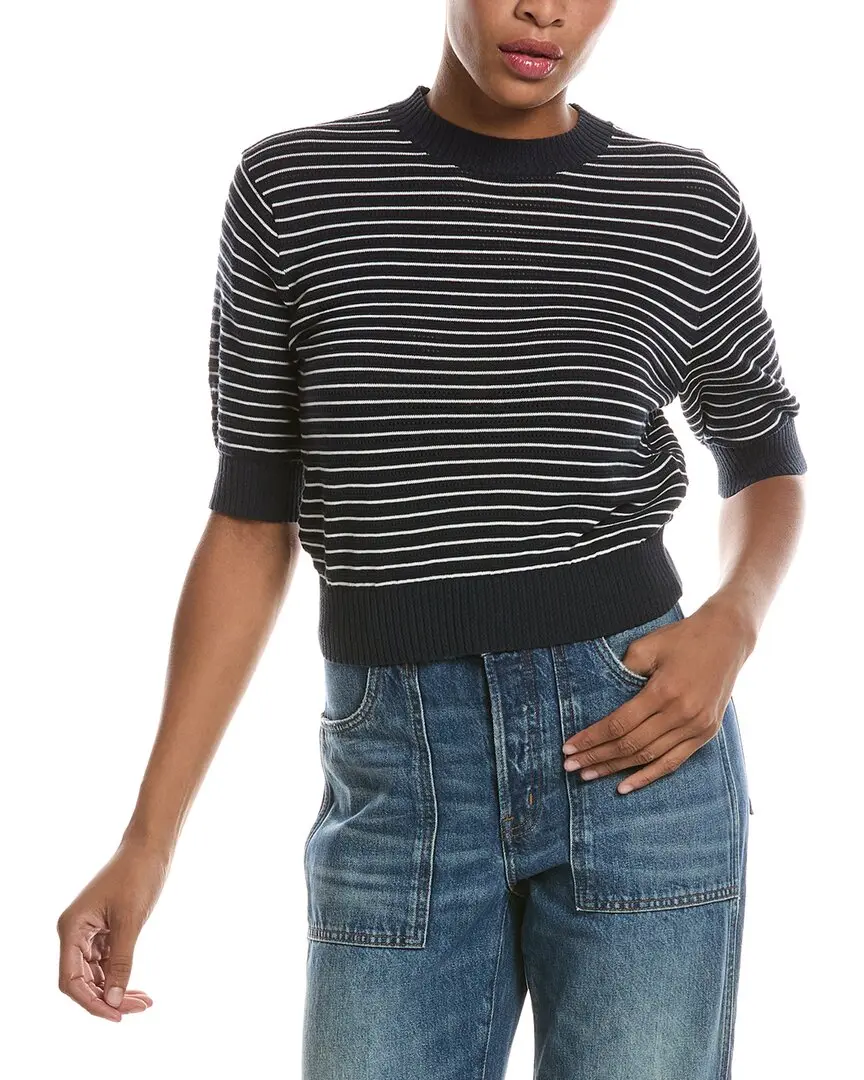 Madewell Textural-Stitch Crewneck Sweater