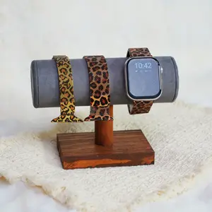 Leopard print strap "Leopard Print Milanese" magnetic strap - wild leopard print + 1-second quick buckle, suitable for 11/10/9/8/SE, enhances the sense of fashion on the wrist,summerwins