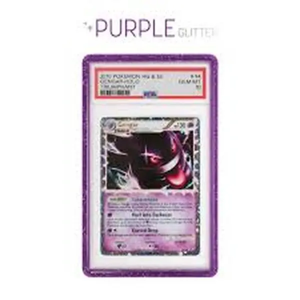 GradedGuard (PSA) Limited Edition Graded Card Protector – Purple Glitter