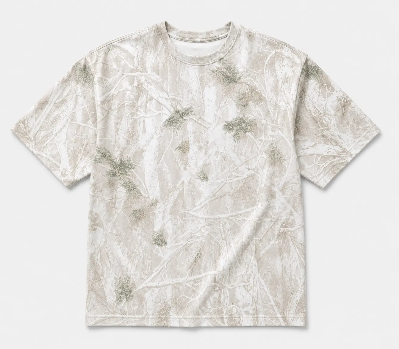 RealTree Edge Core Tee For Men - Silver Birch, Realtree 3D T Shirt, Breathable Camo Print – Original Hunting Style Tee for Men & Women, Fanmade Design, Gift For Men